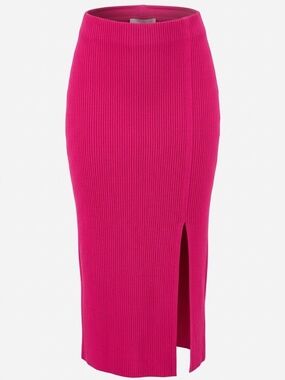 Express knit ribbed midi skirt - size M 🌟